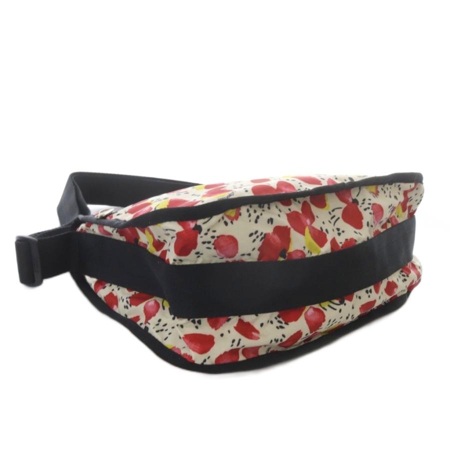 LeSportsac（レスポートサック） ポーチ付き 総柄 ショルダーバッグ 白