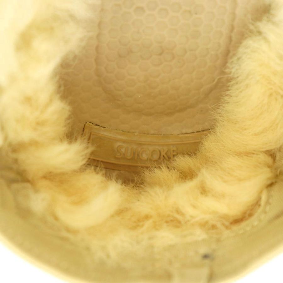 スイコック suicoke ムートン サボ US5 23.0cm ベージュ /MI □OS