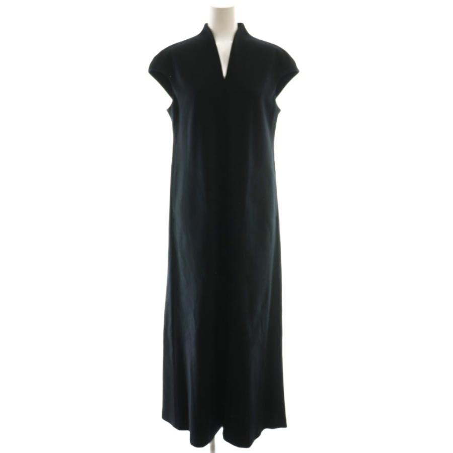 マメクロゴウチ Mame Kurogouchi 24SS Double Jersey Cap Sleeve Dress