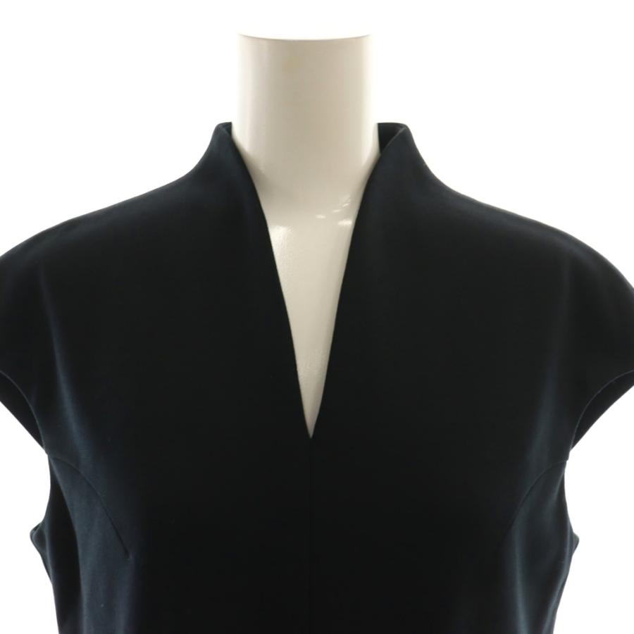 Mame Kurogouchi ノースリーブワンピース/2/BLK 中古・古着通販】Mame Kurogouchi (マメクロゴウチ) ノースリーブ