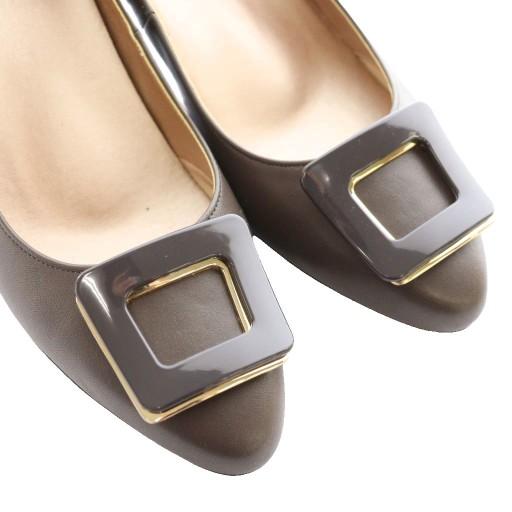 サクセスウォーク Success Walk ローヒールパンプス バックル 22.5cm