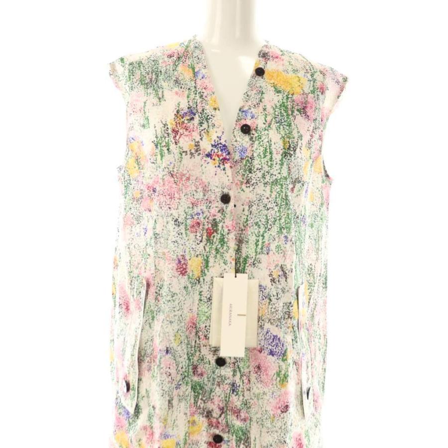 未使用品 アキラナカ AKIRA NAKA Pointillism dress ワンピース ロング  