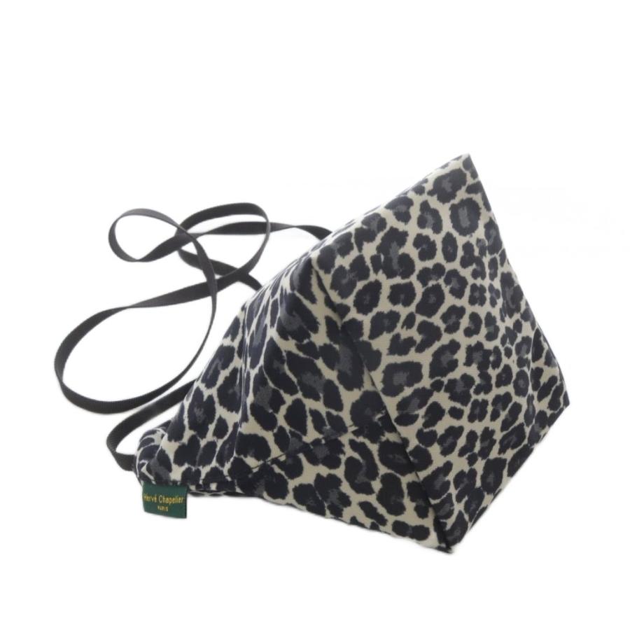 エルベシャプリエ Herve Chapelier 2885F レオパード ナイロン舟型