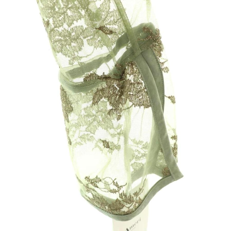 アメリ AMERI FLOWER LACE DRESS ワンピース ドレス 長袖 ロング