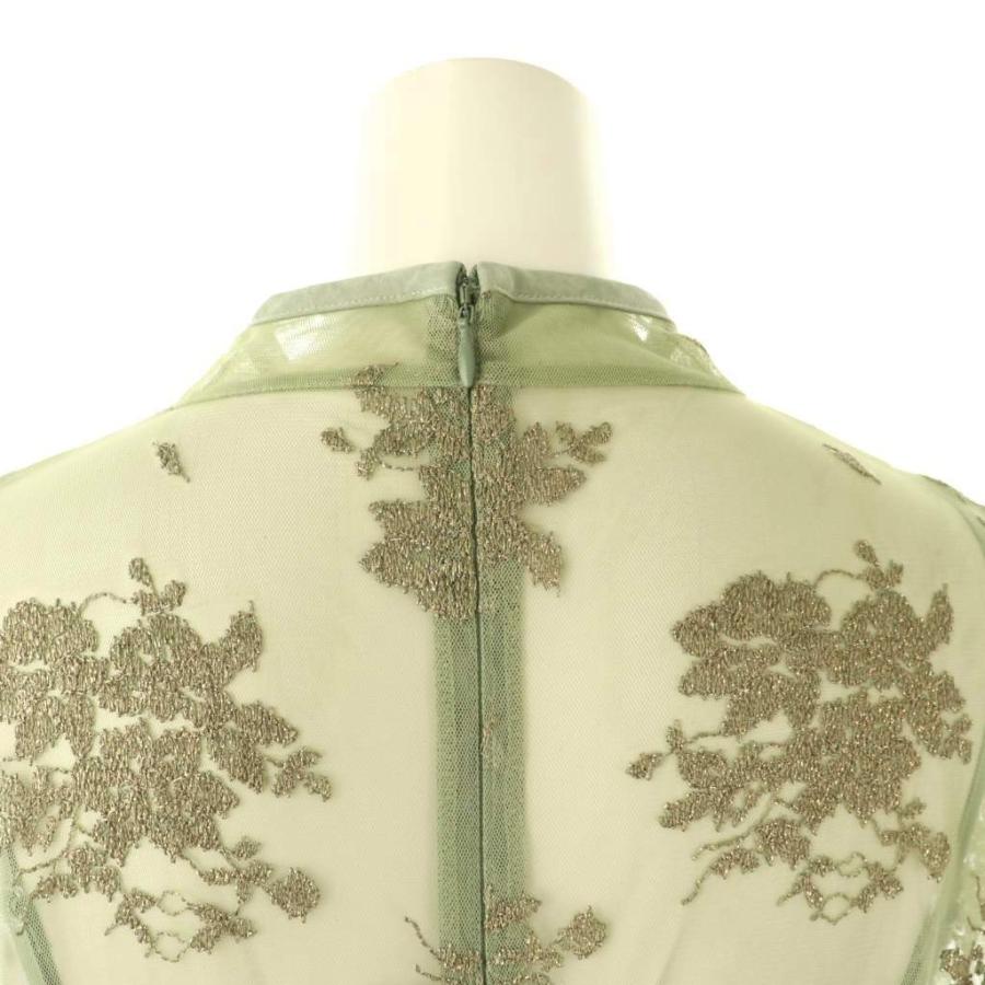 アメリ AMERI FLOWER LACE DRESS ワンピース ドレス 長袖 ロング