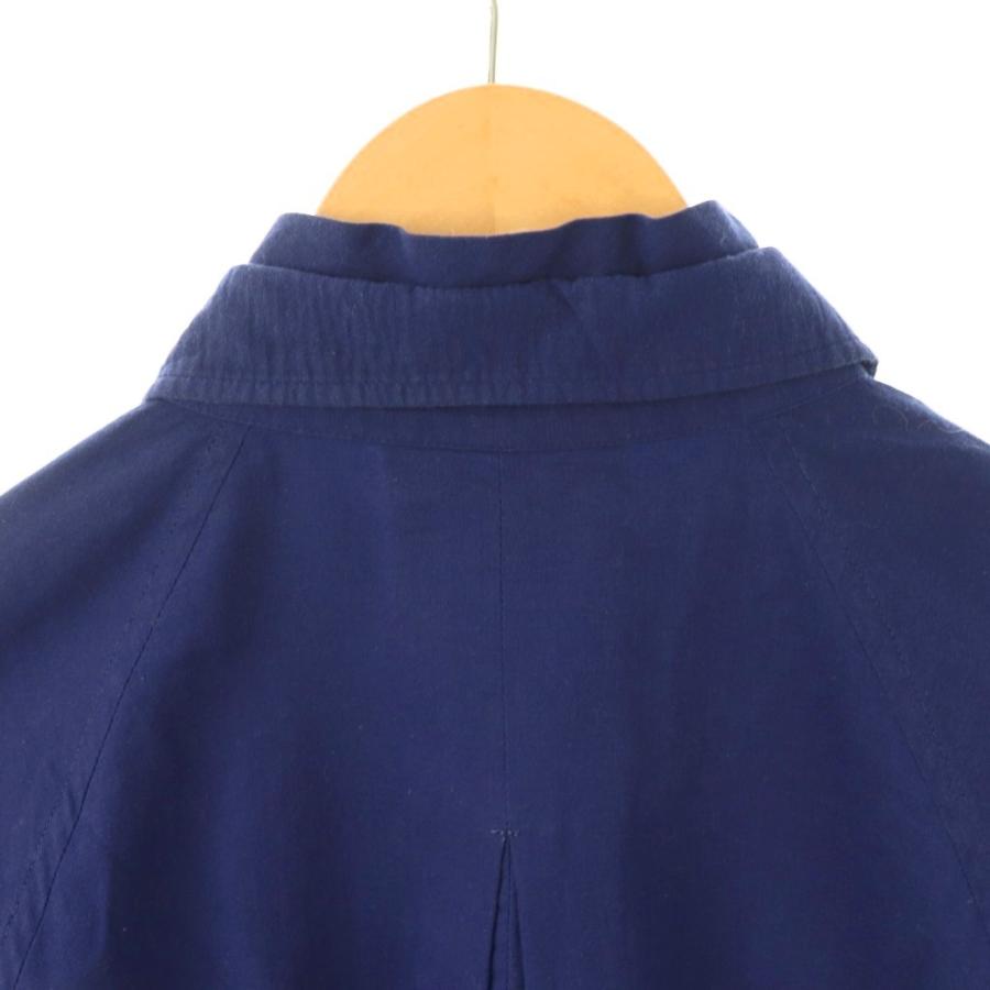 【中古】イッセイミヤケ ISSEY MIYAKE IM31FJ012 ロング長袖シャツ オーバーサイズ 2 ネイビーブルー /ES ■OS ■SH ISSEY MIYAKE（イッセイミヤケ） ISSEY MIYAKE IM31FJ012 ロング長袖