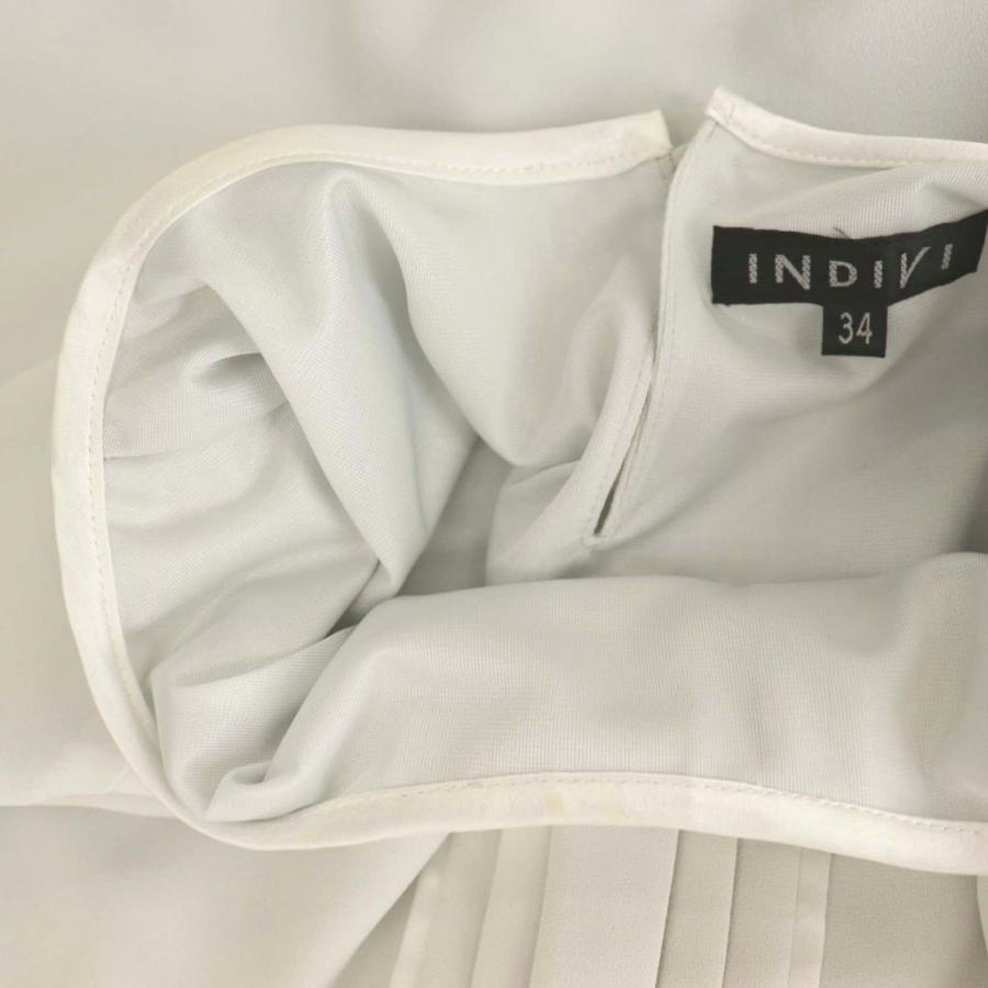 INDIVI（インディヴィ） 洗える UVケア センタータックショート丈 