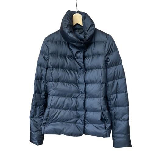 セオリー　ネイビー フード付き ダウンジャケット theory（セオリー） ダウンジャケット スタンドカラー S ネイビー □FY