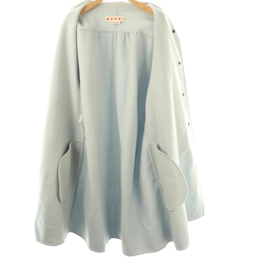 マルニ MARNI ステンカラーコート アウター ウール カシミヤ混