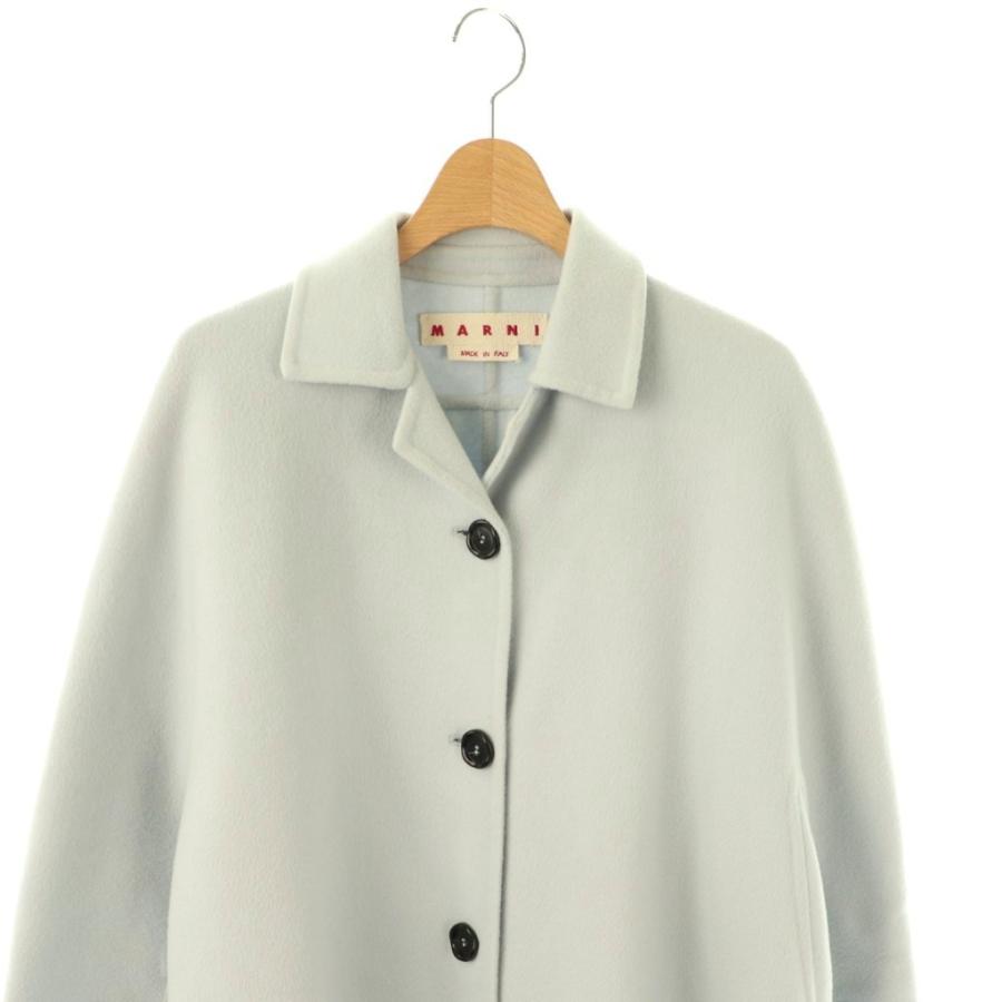 マルニ MARNI ステンカラーコート アウター ウール カシミヤ混
