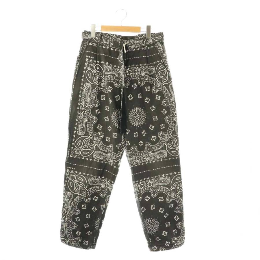 sacai パンツ　ペイズリー柄 サカイ sacai 22-02691MBandana Print Pantsパンツ ストレート