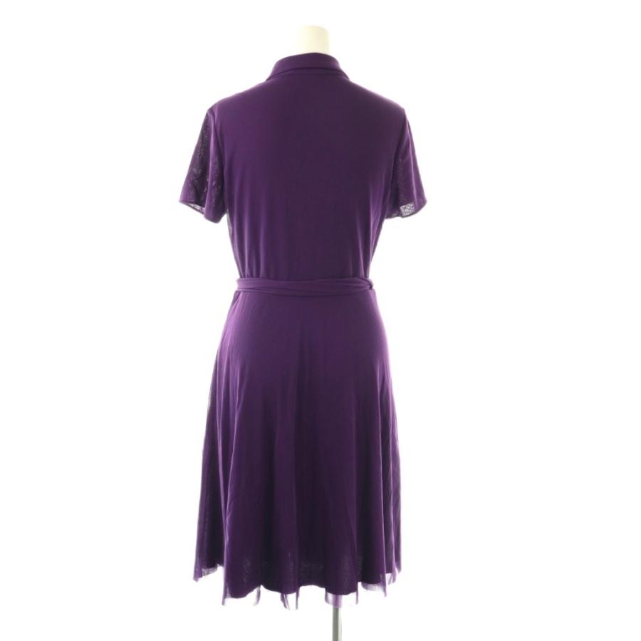 ヴィヴィアンタム VIVIENNE TAM フラワーパワーネットワンピース 半袖