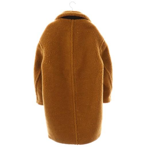 チノ CINOH BOA COAT ボア コクーンコート ロング 36 ブラウン /HK 