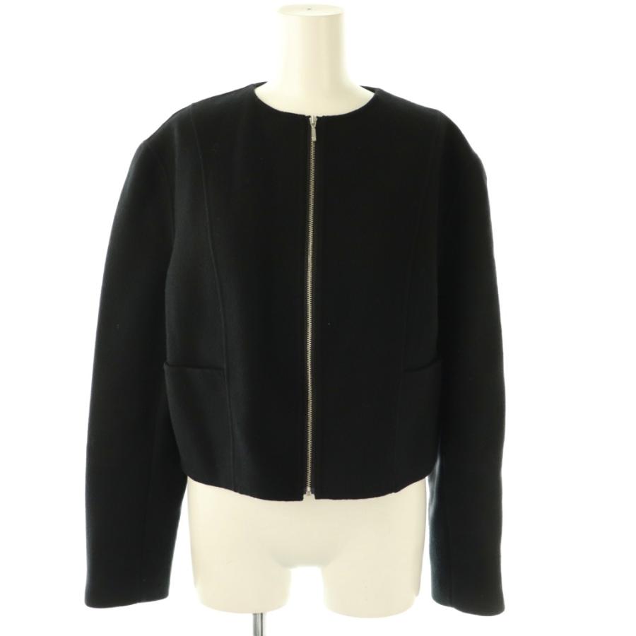 アニュアンス anuans ウールダブルクロスリバーショートジャケット