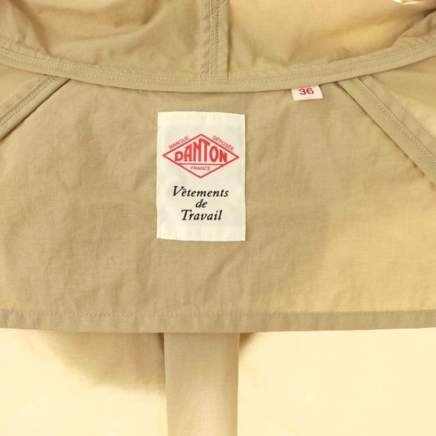 ダントン DANTON ナイロンタフタフードコート スプリングコート
