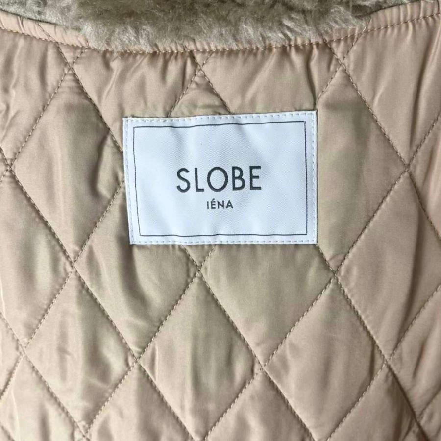 スローブ イエナ SLOBE IENA エコファーライナー付きフードミリタリー