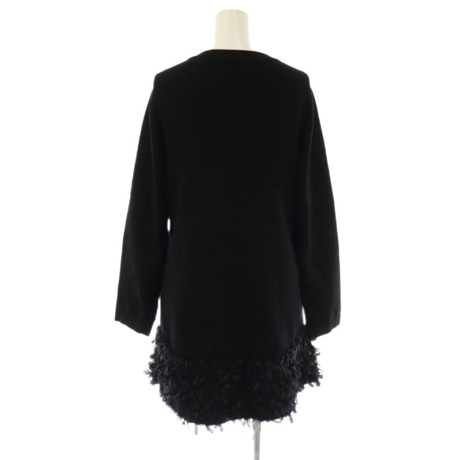 トゥービーシック TO BE CHIC フリル ニットコート ジップアップ 40