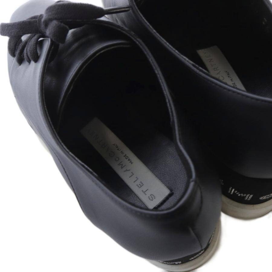 美品✨️ステラマッカートニー エリス レザー 厚底シューズ 34 ブラック ステラマッカートニー STELLA McCARTNEY ELYSE エリス シューズ レザー