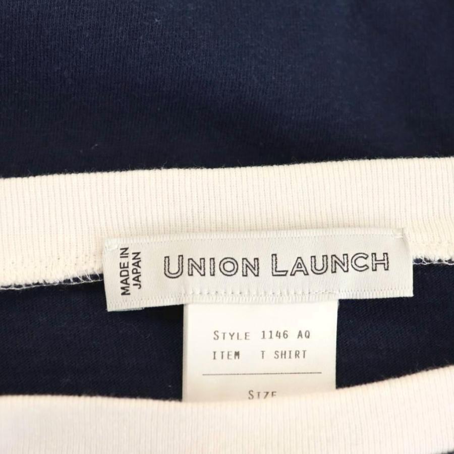 UNION LAUNCH ユニオンランチ パイピングリメイク リンガーTシャツ