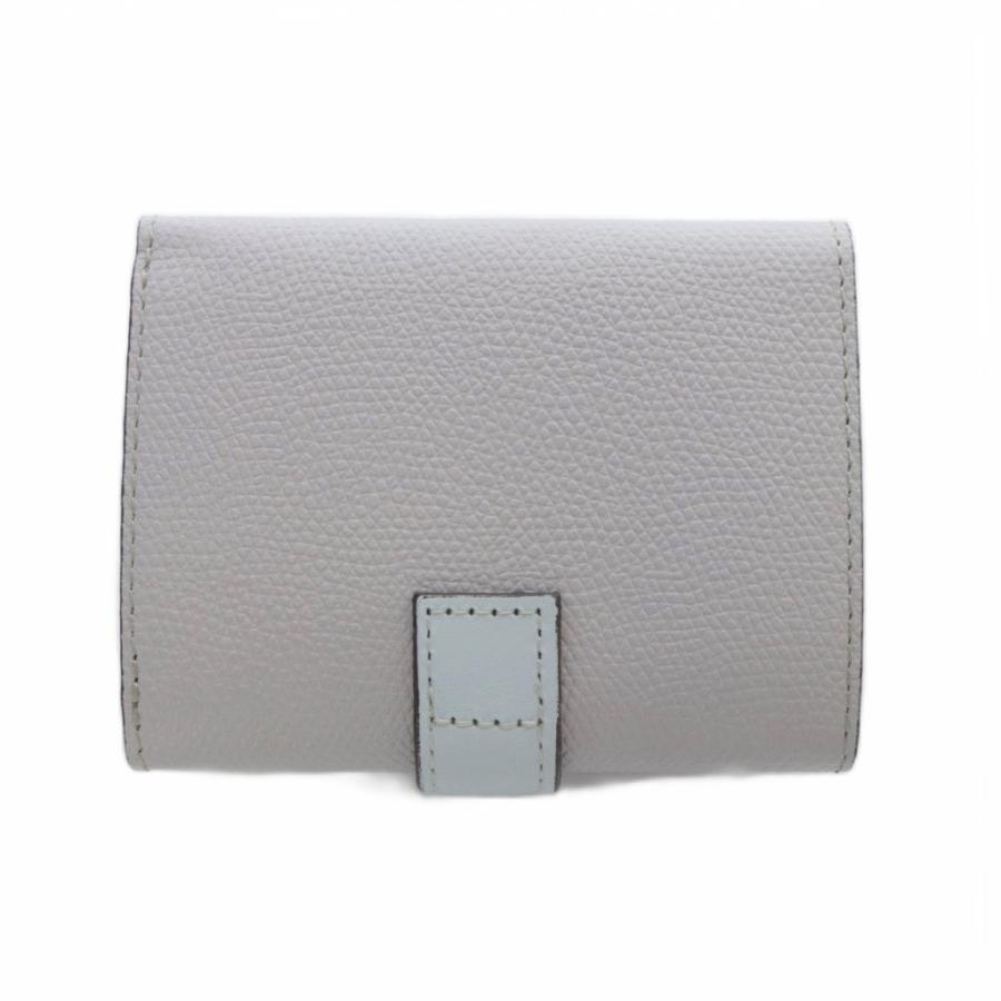 ラシット RUSSET 三つ折り コンパクトウォレット レザー グレー /SR