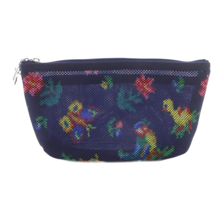 フェイラー FEILER ハイジ メッシュペンケース 紺 ネイビー /SR