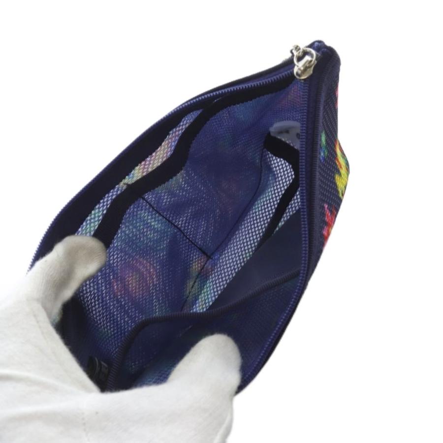 フェイラー FEILER ハイジ メッシュペンケース 紺 ネイビー /SR