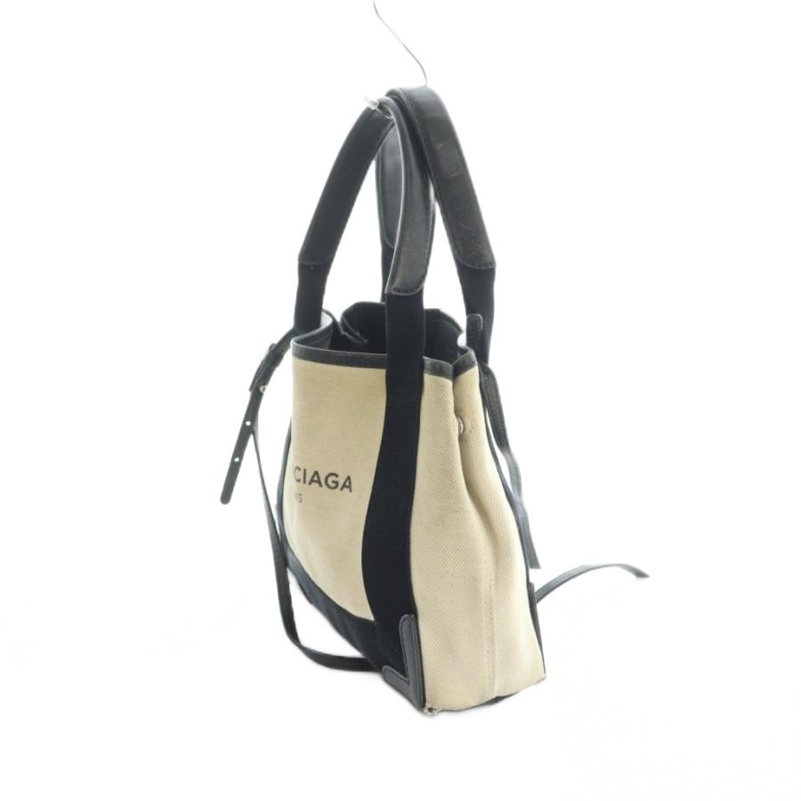 BALENCIAGA（バレンシアガ） ネイビーカバスXS 2way トートバッグ