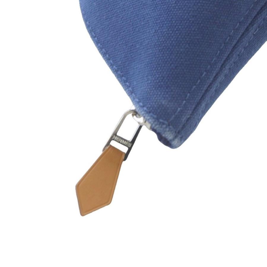 HERMES（エルメス） パルミール ミニ ポーチ キャンバス ネイビー