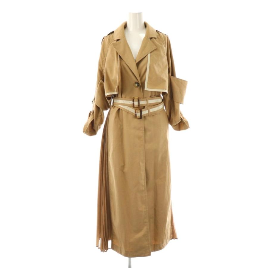 アメリヴィンテージ Ameri VINTAGE ROLL-UP SLEEVE PLEATS TRENCH COAT 