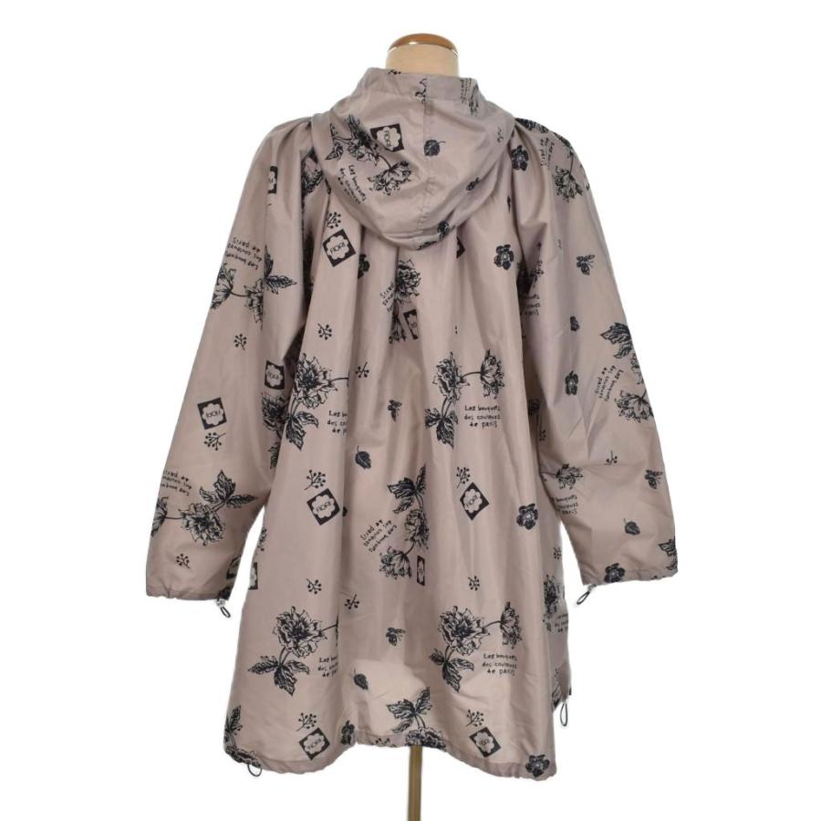 センソユニコ Senso unico Fiori レインコート 花柄 38 ベージュ □FY
