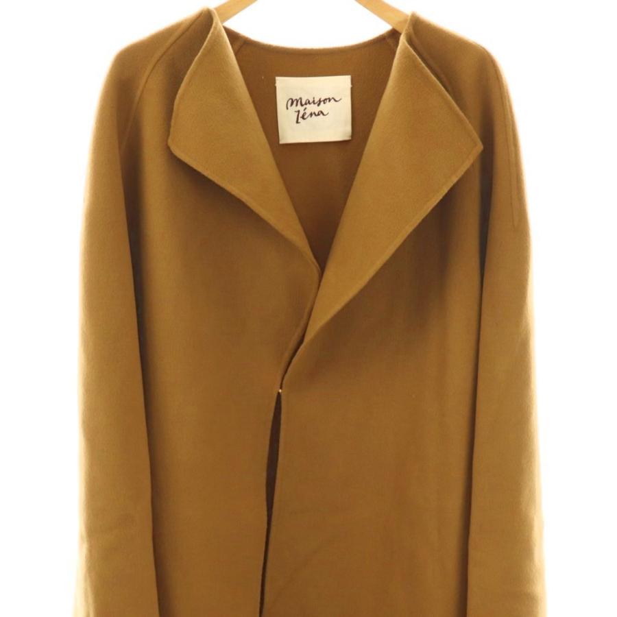 メゾンイエナ Maison IENA リバーケープコート ポンチョ キャメル /DF