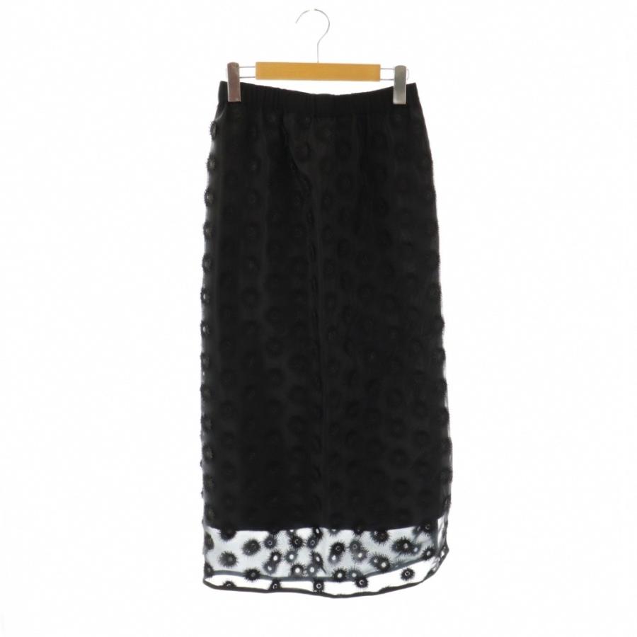 イエナ IENA 24SS シアージャガード刺繍スカート タイト ロング 36