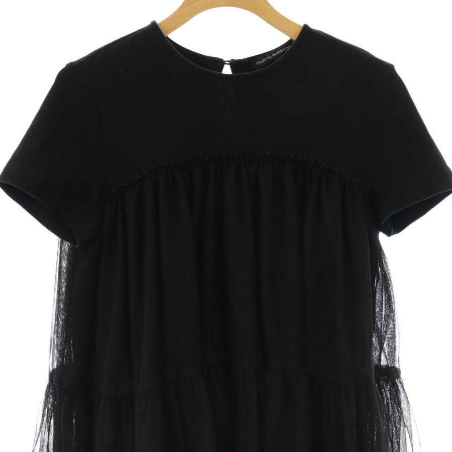 TSURU by MARIKO OIKAWA ブラックチュニック黒 Kiran | COLLECTION