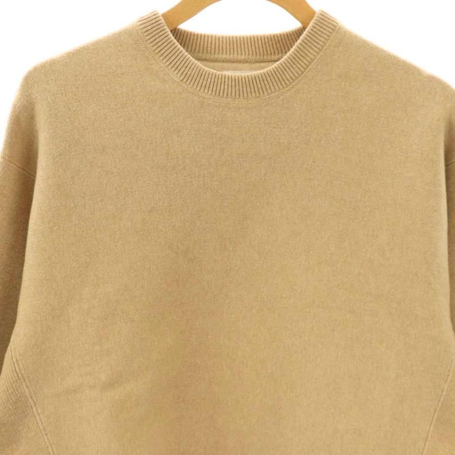 【中古】ロンハーマン Ron Herman 23AW クルーネックニット カットソー S ベージュ /DO ■OS メンズ ロンハーマン Ron Herman 23AW クルーネックニット カットソー S