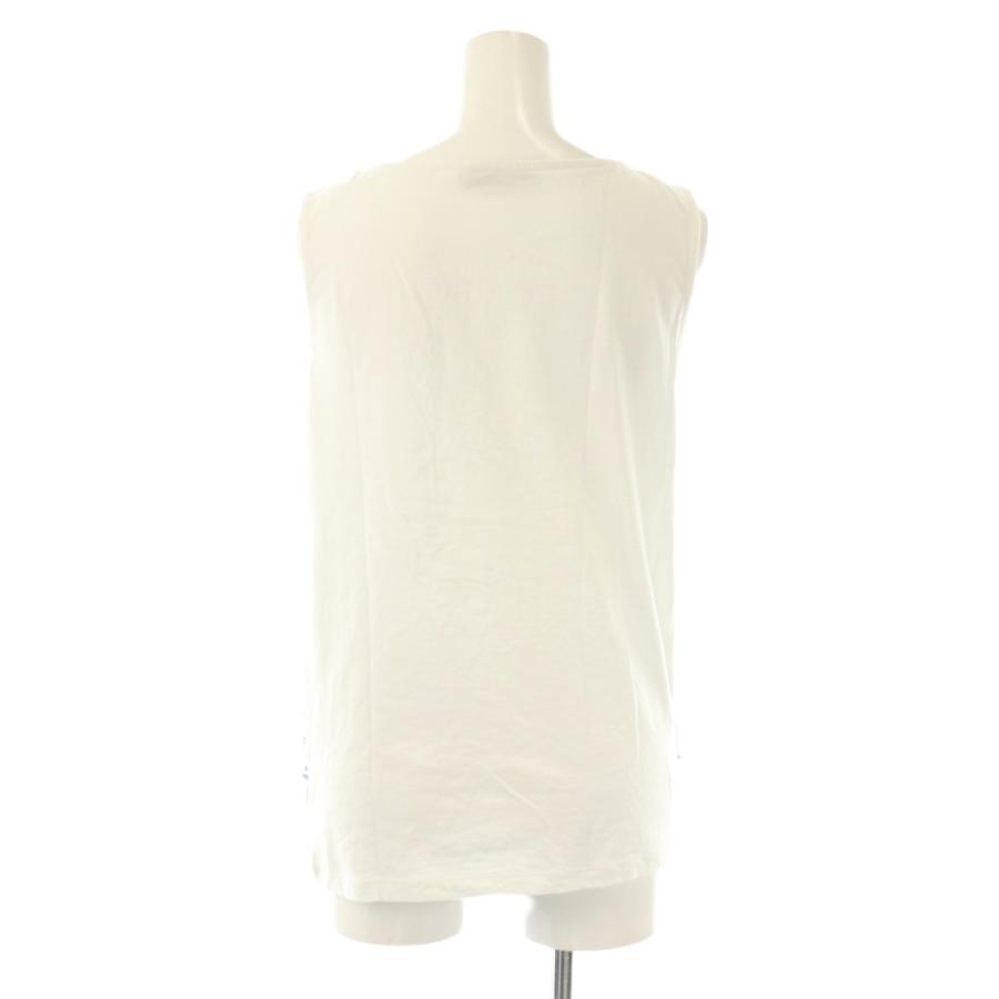 PRADA（プラダ） フラワー装飾 ノースリーブ カットソー タンクトップ