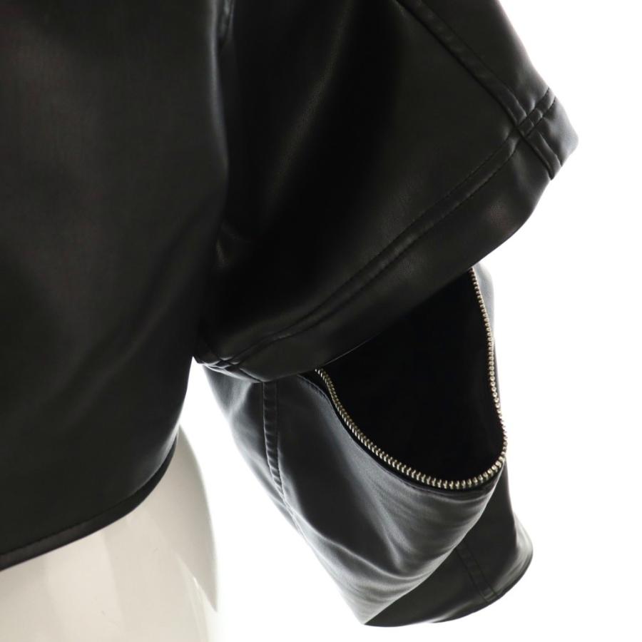 アメリヴィンテージ 23SS 2WAY FAKE LEATHER SHORT JACKET レザー