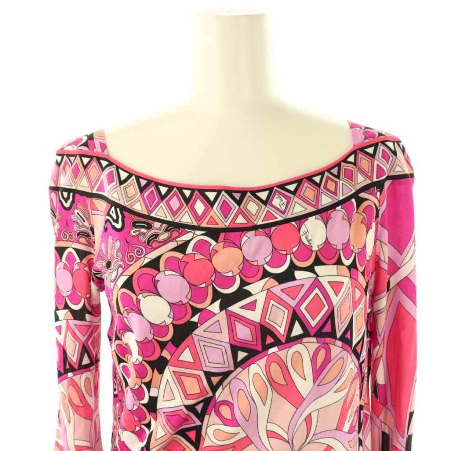 エミリオプッチ EMILIO PUCCI プッチ柄ロングスリーブトップス
