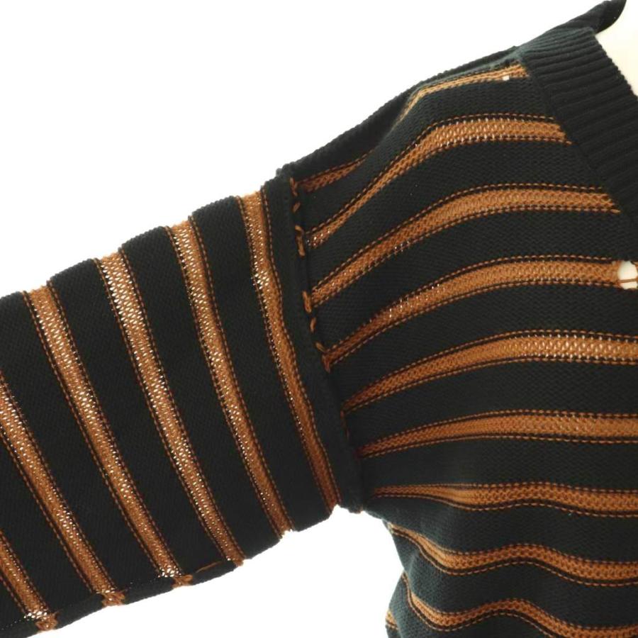 未使用品 マルタンマルジェラ 6 MM6 S52HP0025 ボーダー柄ニット