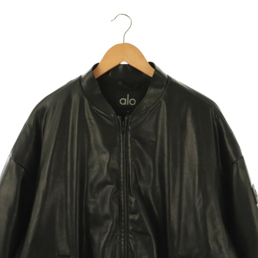 アローヨガ ALO Yoga プレミアフェイクレザー ボンバー ジャケット