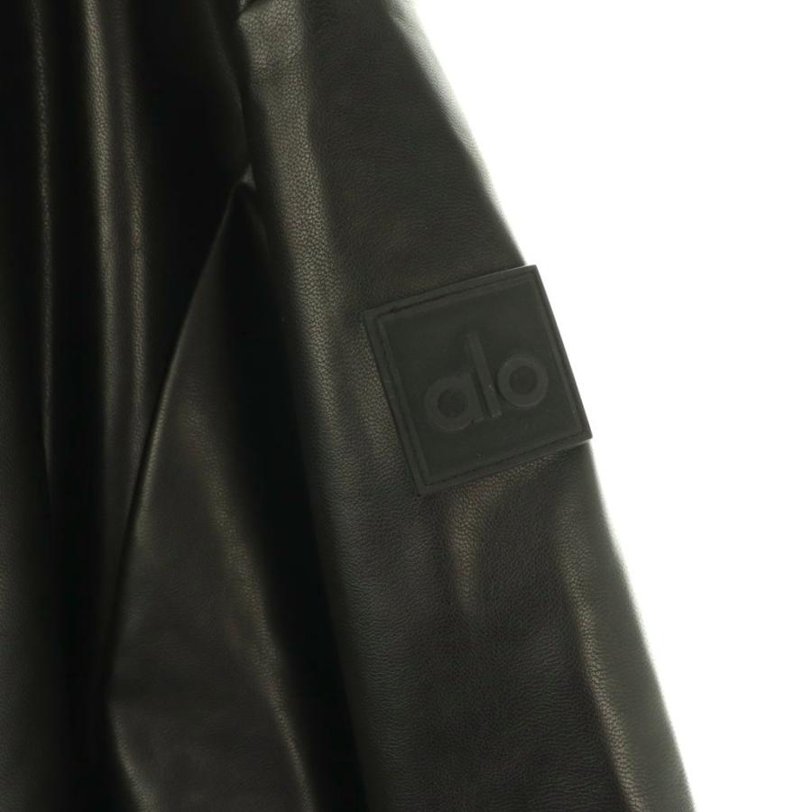 アローヨガ ALO Yoga プレミアフェイクレザー ボンバー ジャケット