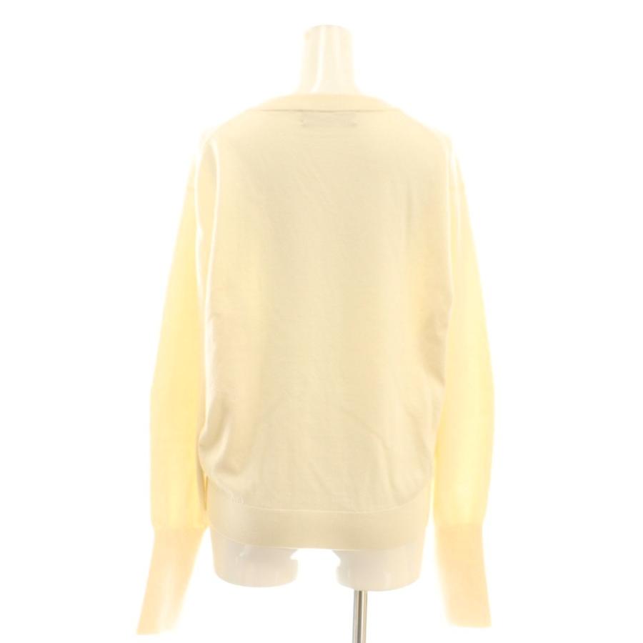 【中古】キャバン CABaN 25AW コットンカシミヤ ストレット Vネック プルオーバー ニット セーター F アイボリー キャバン CABaN 25AW コットンカシミヤ ストレット Vネック プル