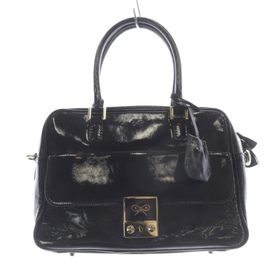 アニヤハインドマーチ ANYA HINDMARCH エナメル スモールカーカー 