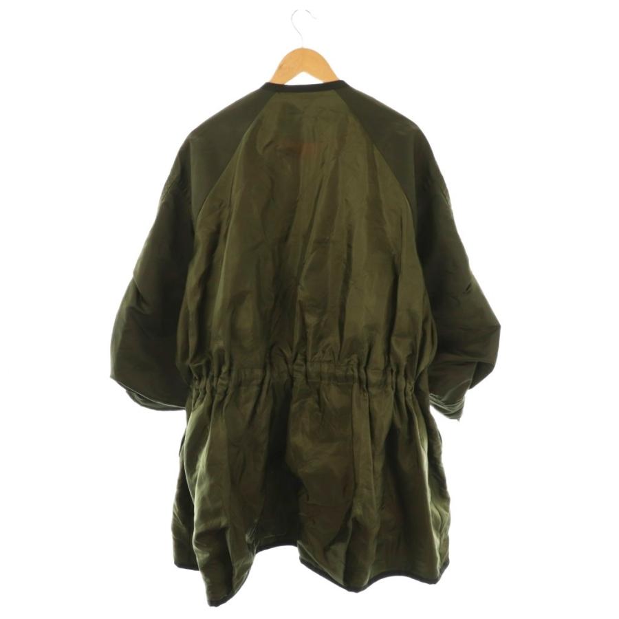 【中古】サカイ sacai 22-06066 Quilted Blouson ブルゾン ジャケット ジップアップ ロング ノーカラー 4 カーキ サカイ sacai 22-06066 Quilted Blouson ブルゾン ジャケット ジップ