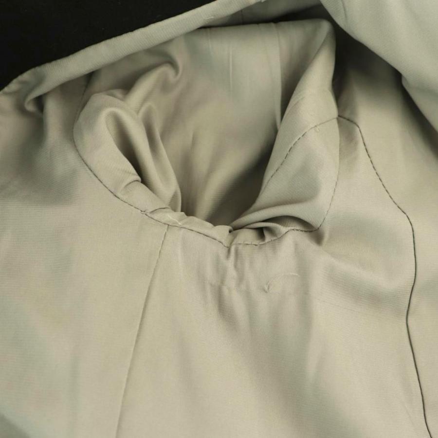 ヘルムートラング HELMUT LANG 本人期 チェスターコート レザー風襟 ヘルムートラング HELMUT LANG 襟レザー チェスターコート アウター