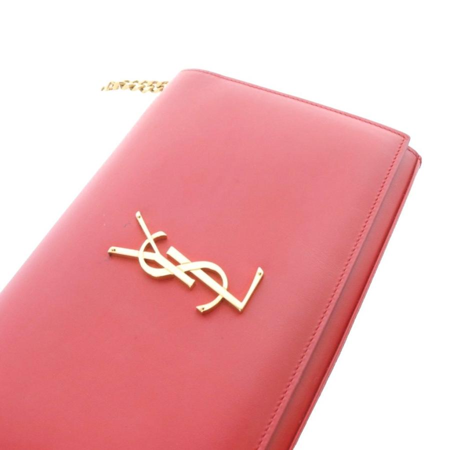 サンローラン パリ SAINT LAURENT PARIS YSLライン チェーンウォレット