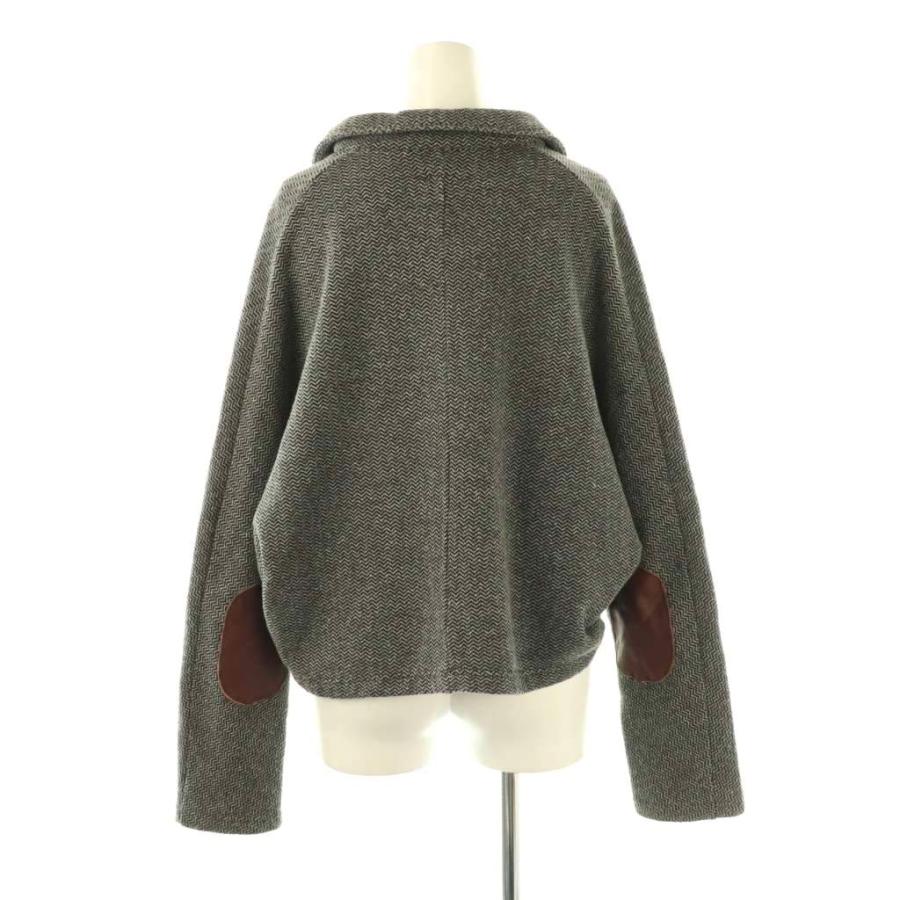 KAPITAL ブラック ウールドルマンジャケット　キャピタル 近年モデル シャギー メルトンドルマンジャケット ウール ジャケット