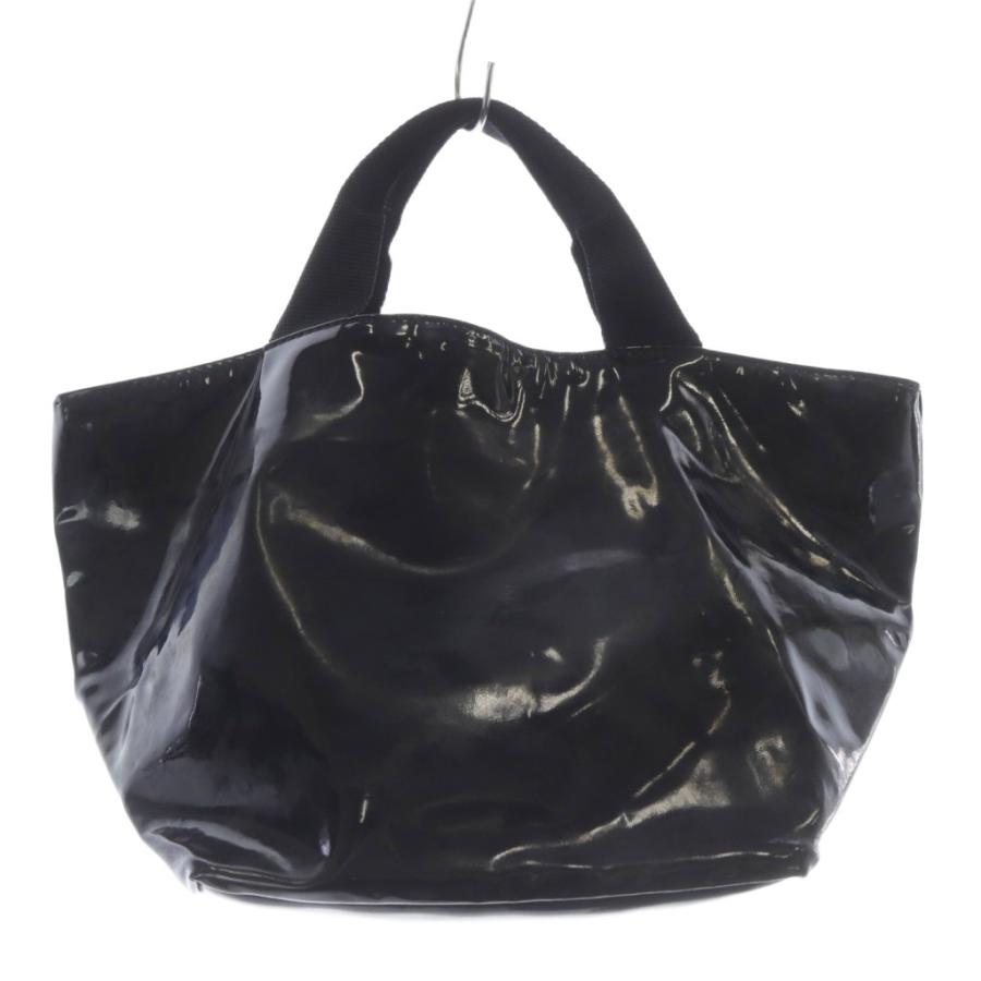 【中古】エルベシャプリエ Herve Chapelier 舟型ハンドバッグ トートバッグ 黒 ブラック 1027VE /SR レディース エルベシャプリエ Herve Chapelier 舟型ハンドバッグ トートバッグ 黒