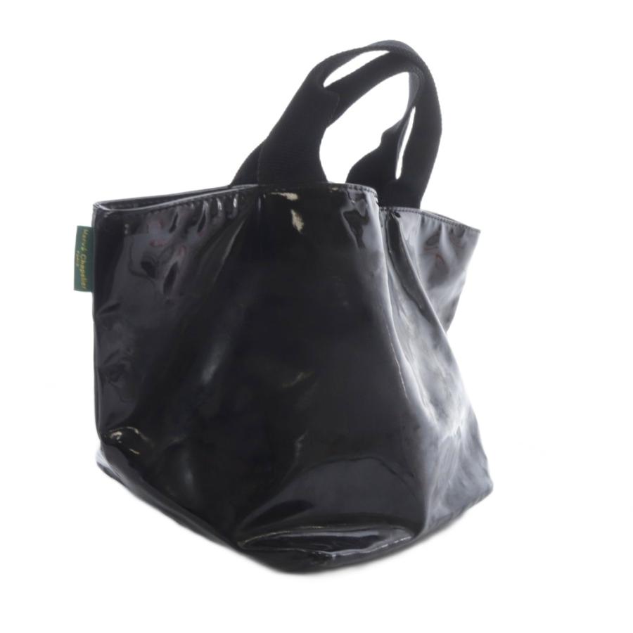 エルベシャプリエ Herve Chapelier 舟型ハンドバッグ トートバッグ 黒