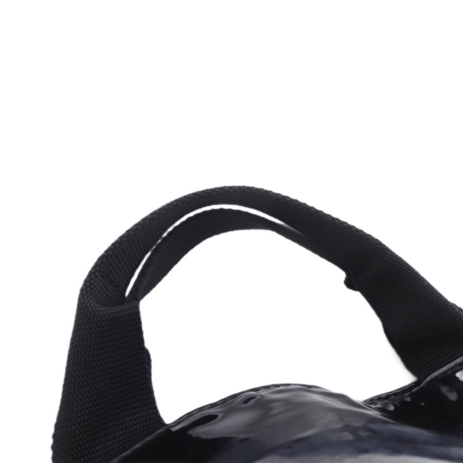 エルベシャプリエ Herve Chapelier 舟型ハンドバッグ トートバッグ 黒