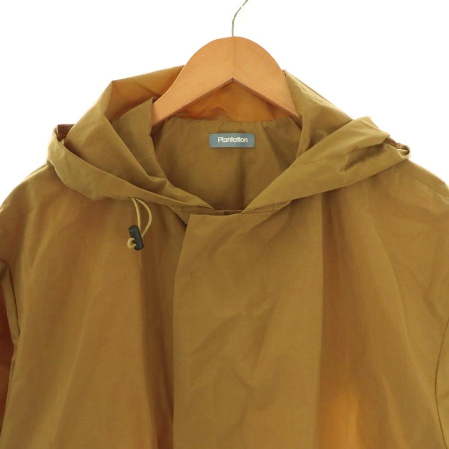 プランテーション plantation 24AW ナイロンタフタコート フード M 